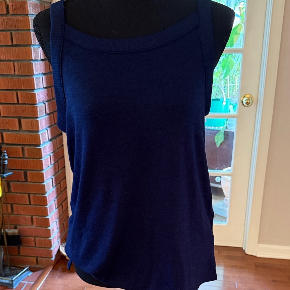 Market & Spruce Dark Blue Tank Top
